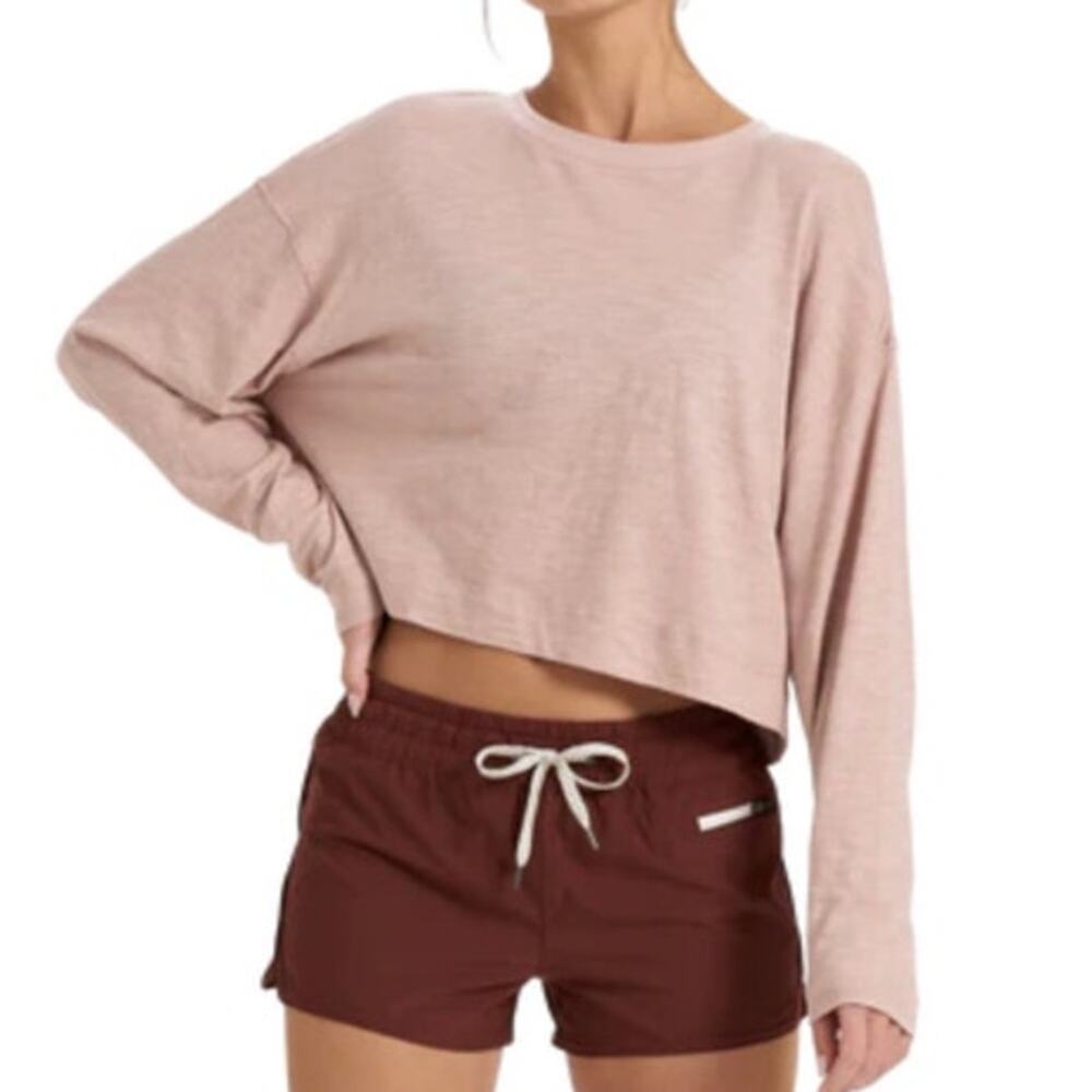 Vuori Pink Long Sleeve Blouse